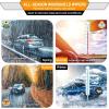 image:imageAUTOBOO 2616 Windshield Wipers with 11 Rear Wiper Blade Replacement for 20182023 Hyundai Kona Electric20122019 Accent20122017 Kia Rio Original Factory Quality Pack of 3261811 inch